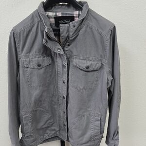 Ash & Paria Gray Utility Jacket for Women